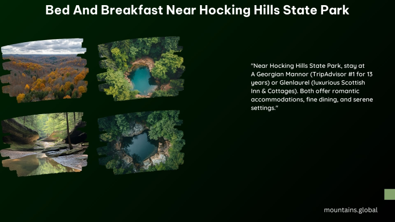 Bed and Breakfast Near Hocking Hills State Park