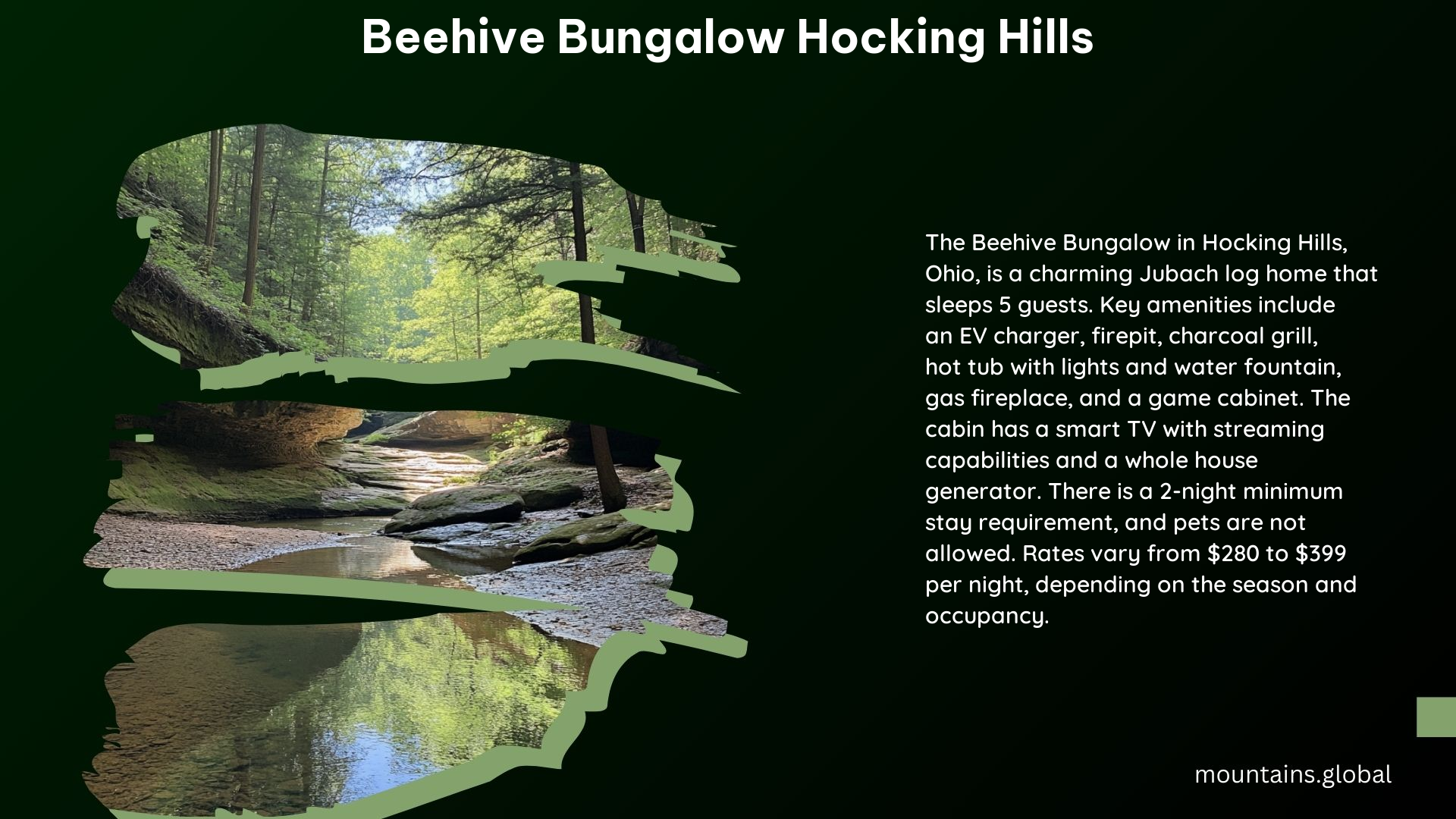 Beehive Bungalow Hocking Hills