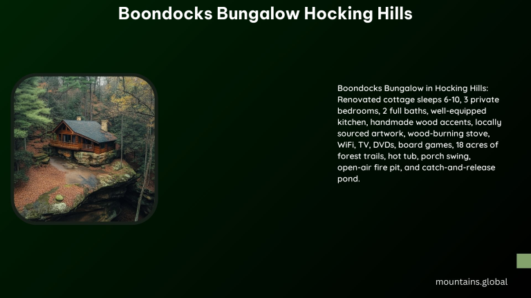 Boondocks Bungalow Hocking Hills