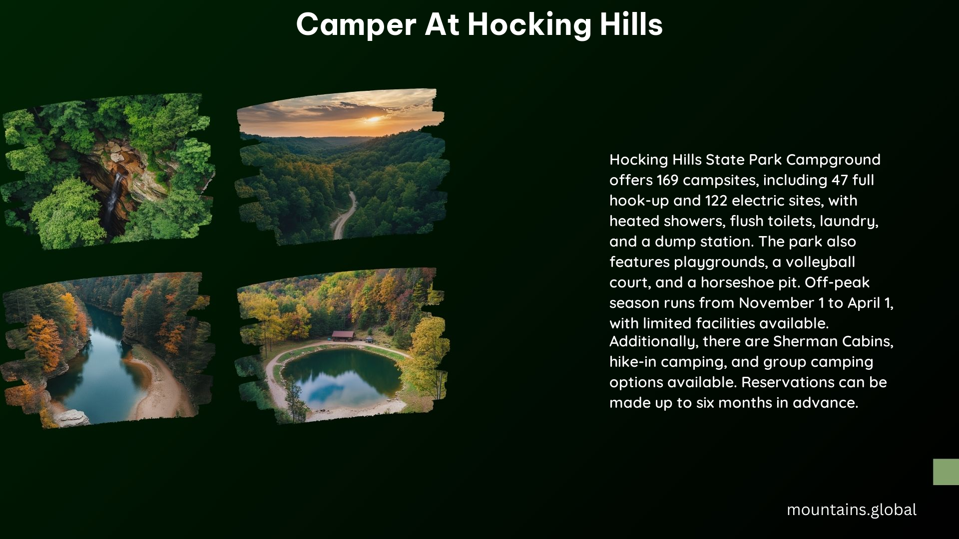 Camper at Hocking Hills