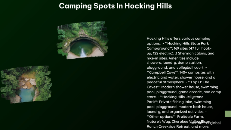 Camping Spots in Hocking Hills