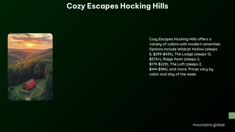 Cozy Escapes Hocking Hills