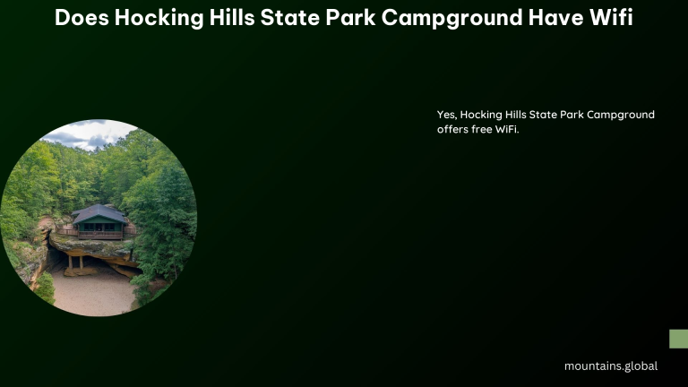 Does Hocking Hills State Park Campground Have WiFi