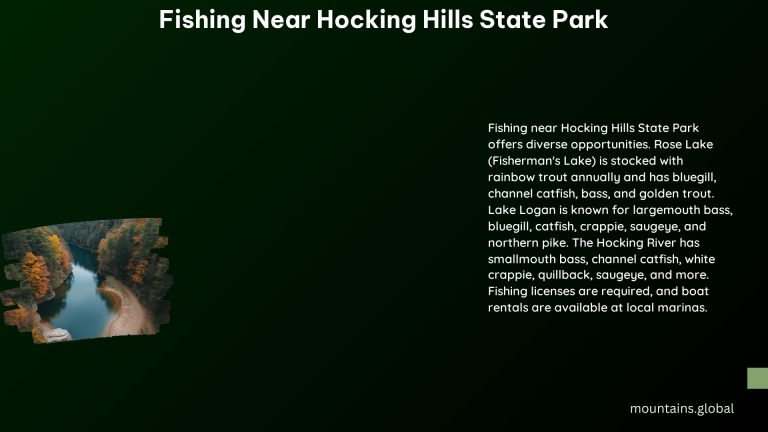 Fishing Near Hocking Hills State Park