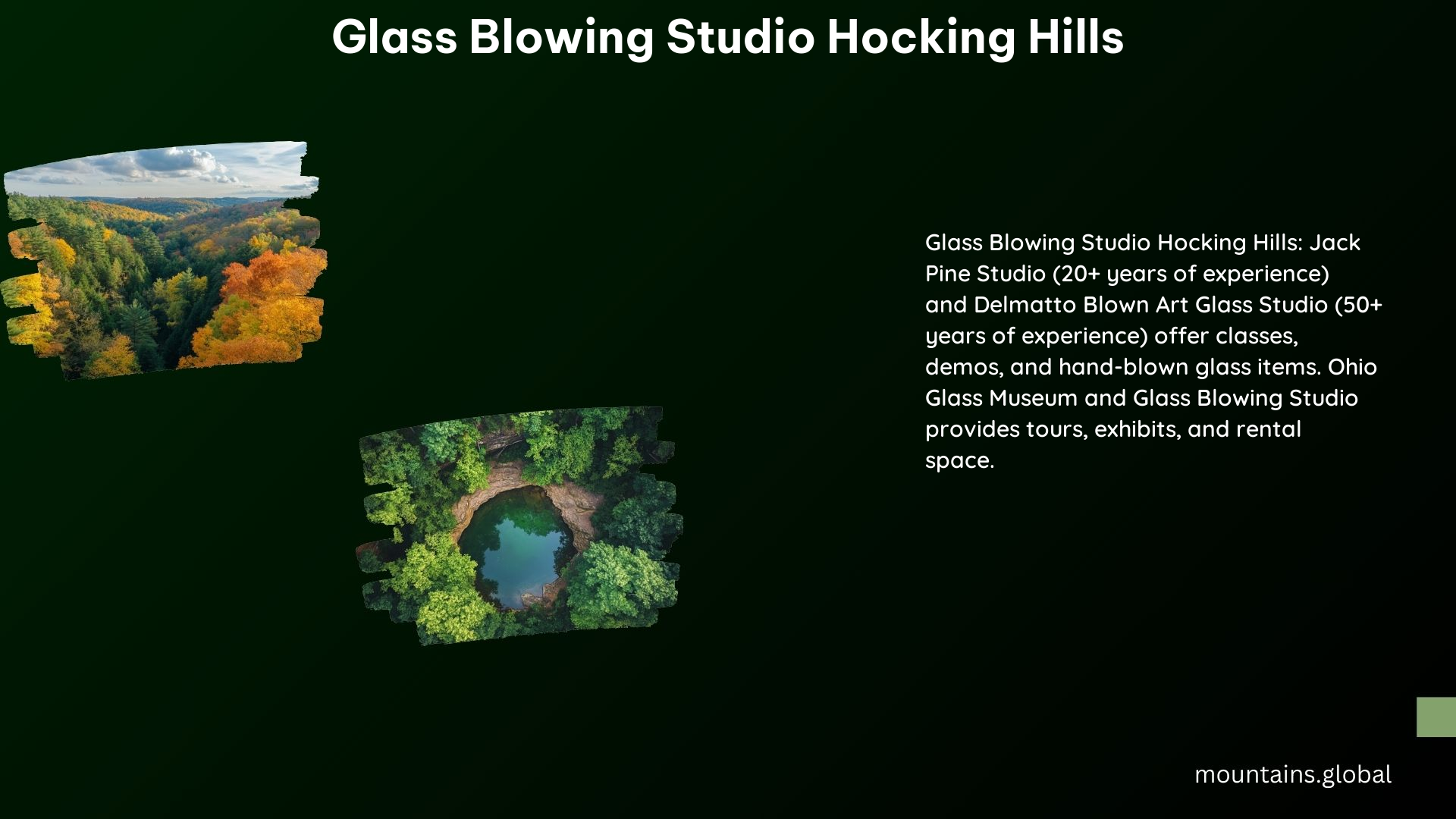 Glass Blowing Studio Hocking Hills