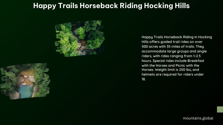 Happy Trails Horseback Riding Hocking Hills