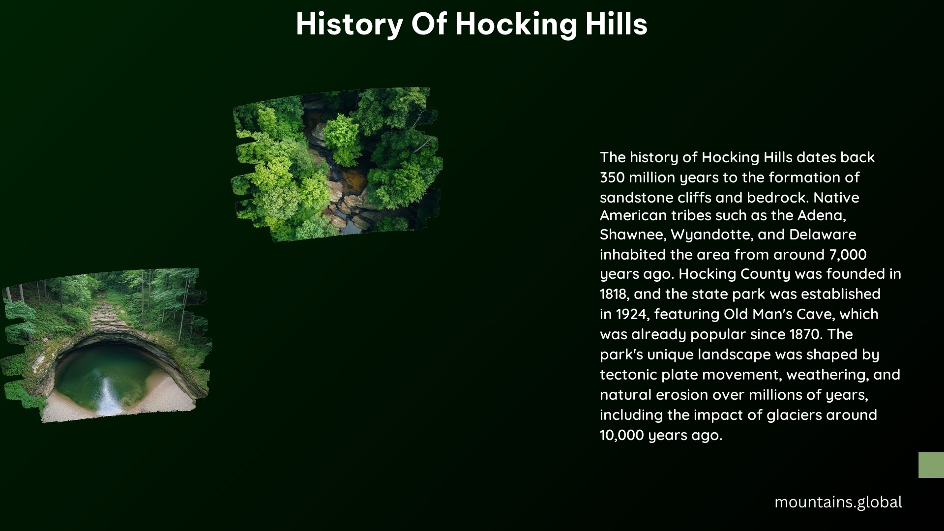 History of Hocking Hills