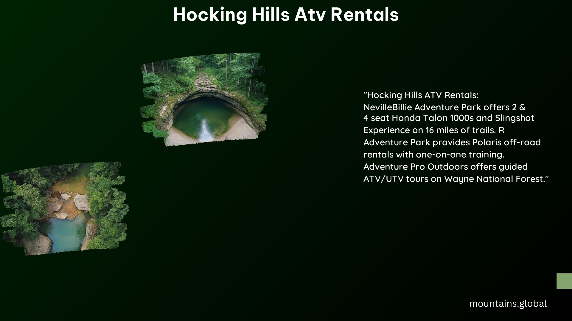 Hocking Hills ATV Rentals