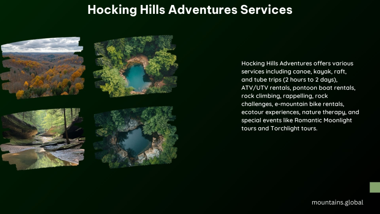 Hocking Hills Adventures Services