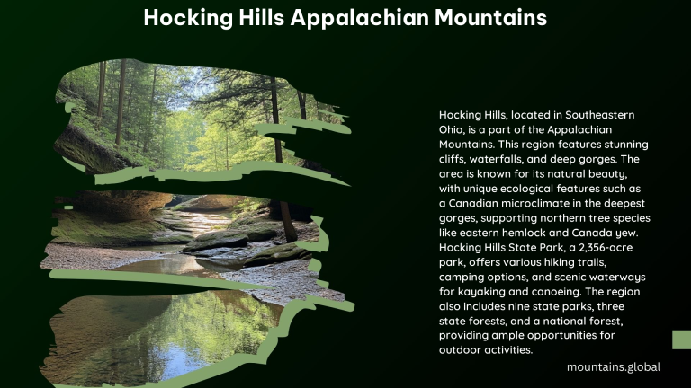 Hocking Hills Appalachian Mountains