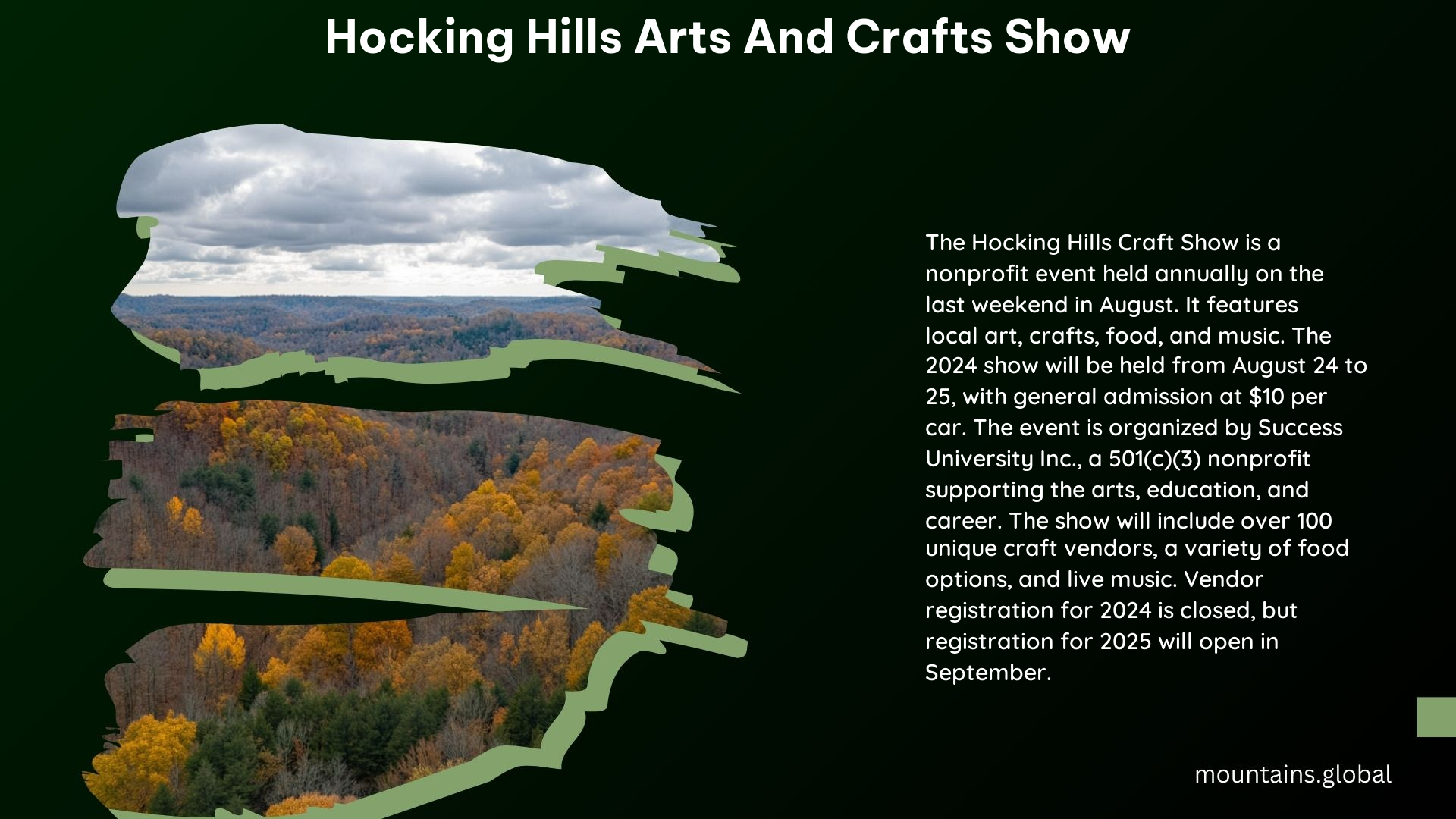 Hocking Hills Arts and Crafts Show