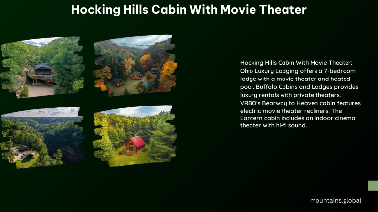 Hocking Hills Cabin With Movie Theater