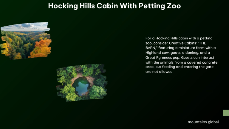 Hocking Hills Cabin With Petting Zoo