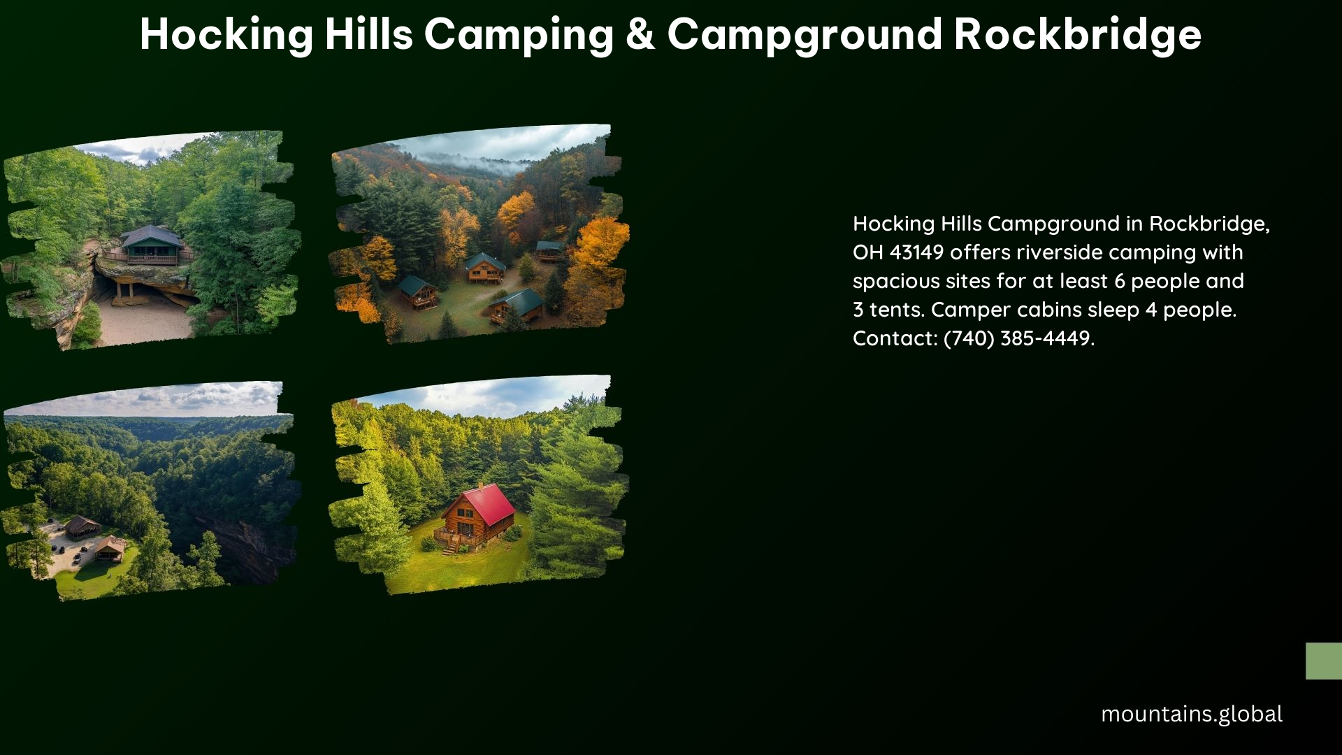 Hocking Hills Camping & Campground Rockbridge