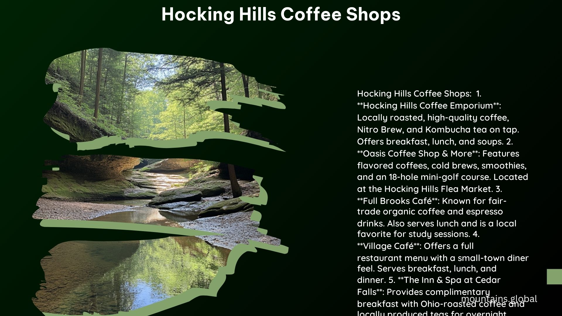 Hocking Hills Coffee Shops