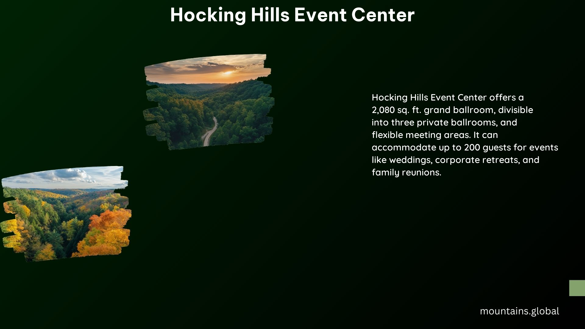 Hocking Hills Event Center 1