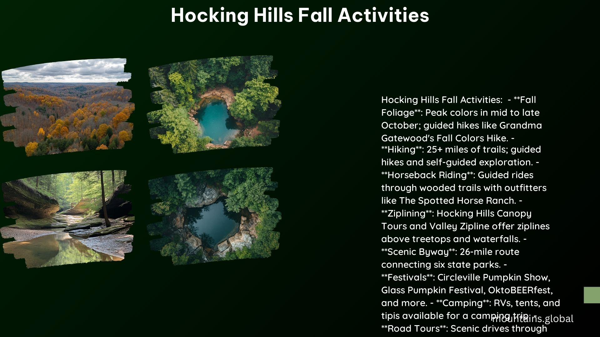 Hocking Hills Fall Activities