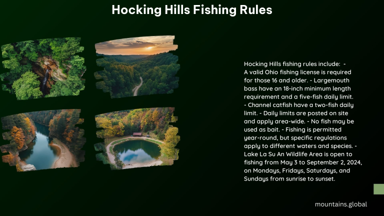 Hocking Hills Fishing Rules