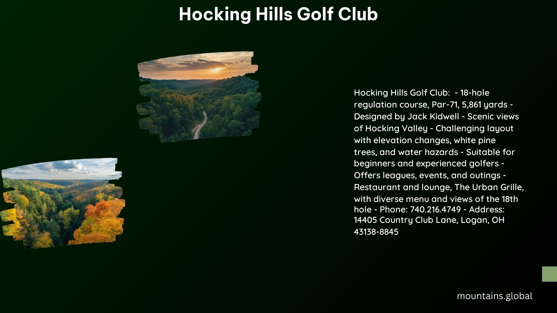 Hocking Hills Golf Club