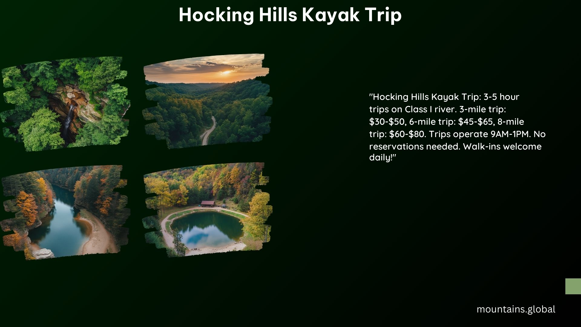 Hocking Hills Kayak Trip