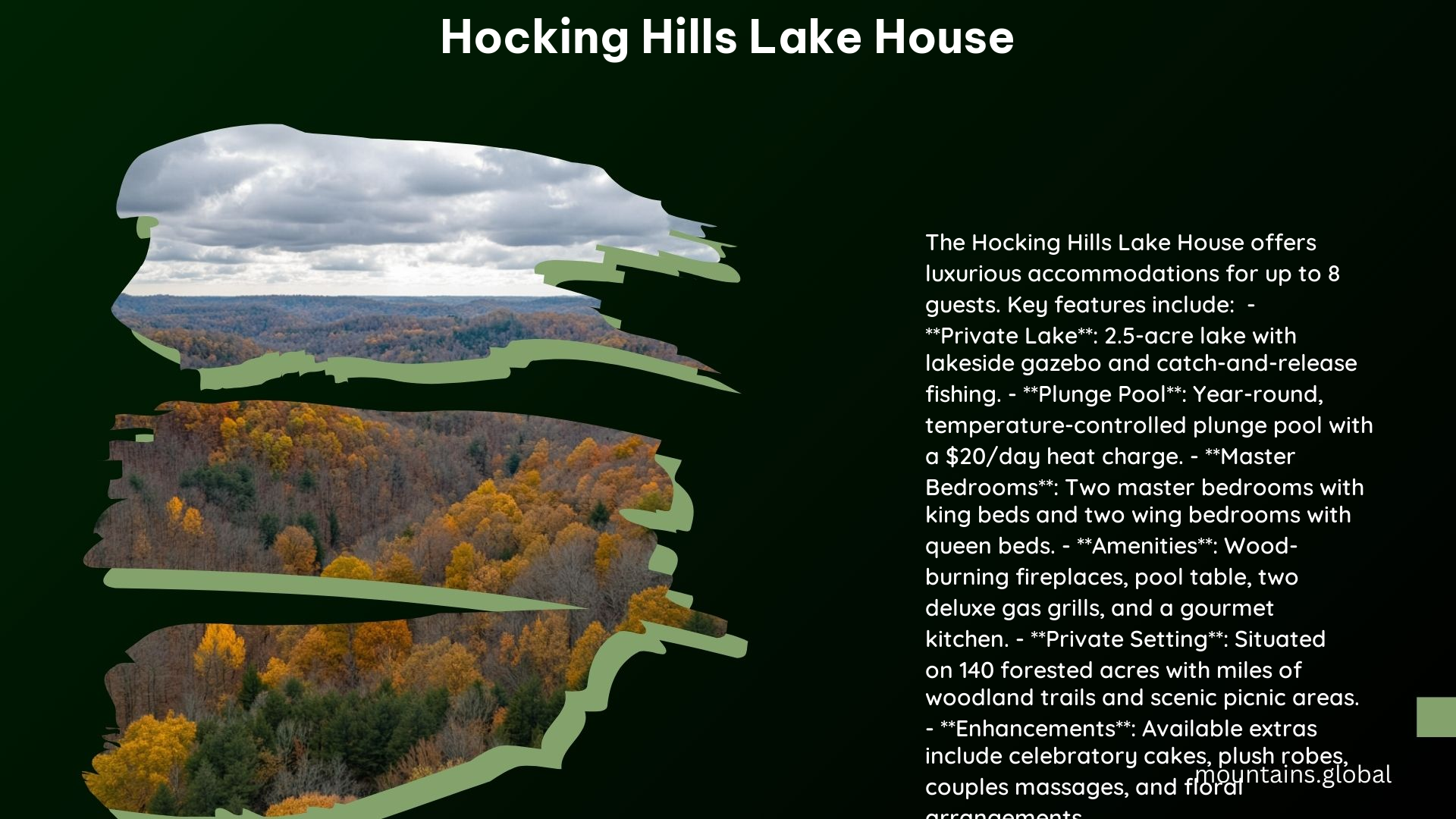 Hocking Hills Lake House