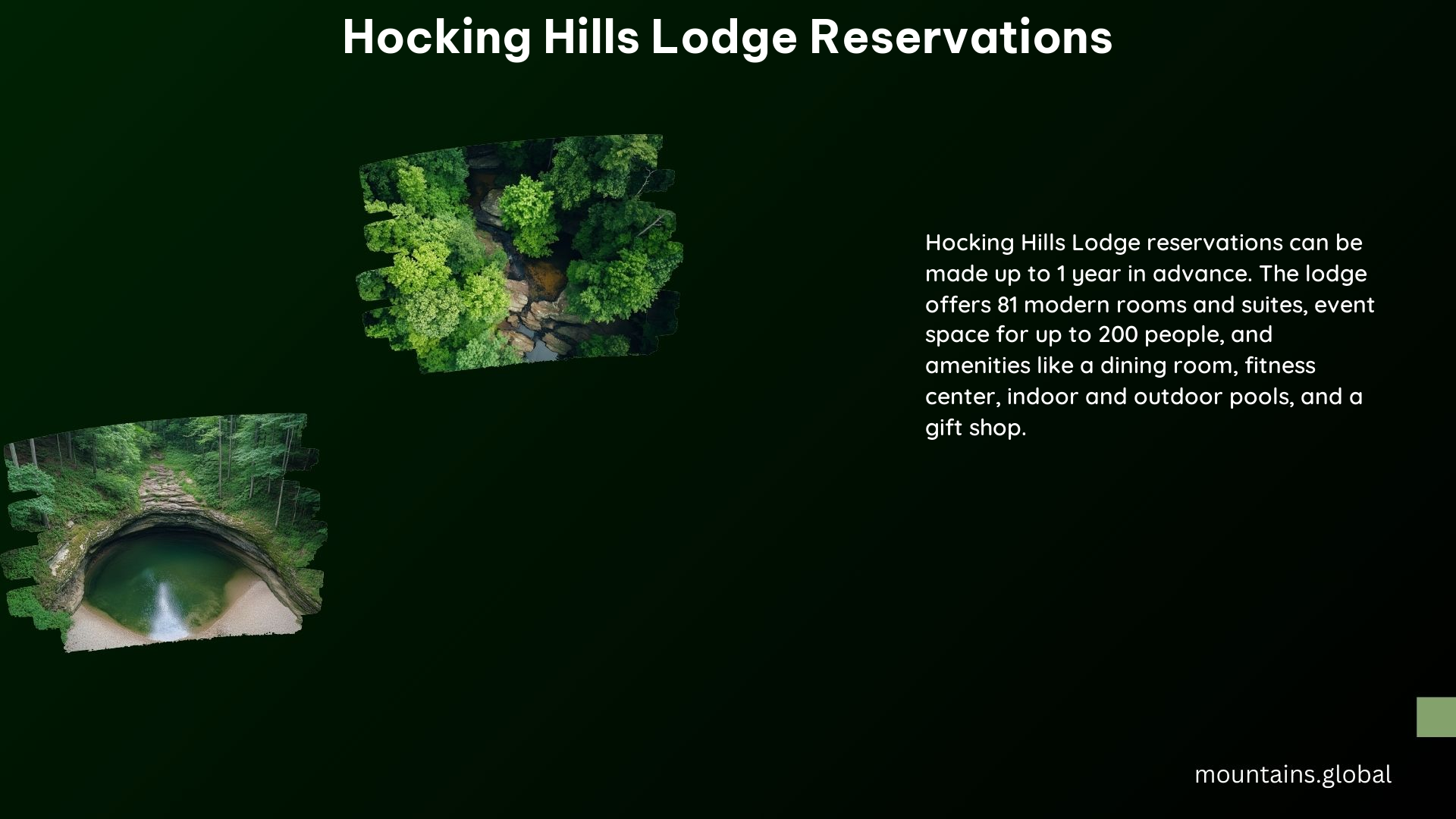 Hocking Hills Lodge Reservations