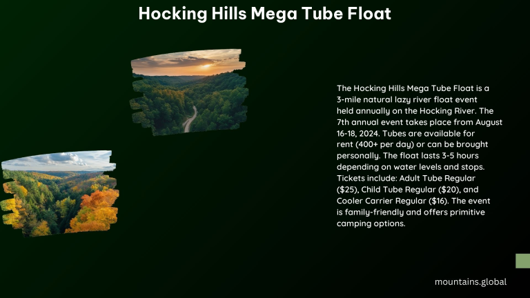 Hocking Hills Mega Tube Float