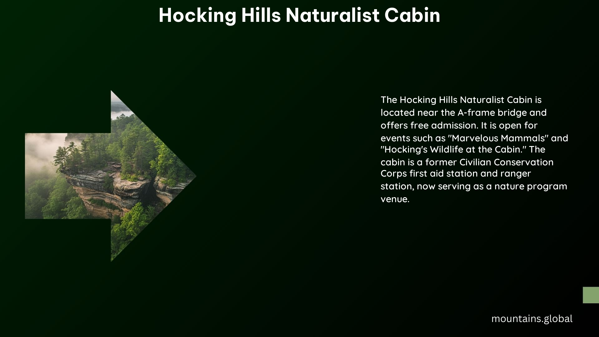 Hocking Hills Naturalist Cabin