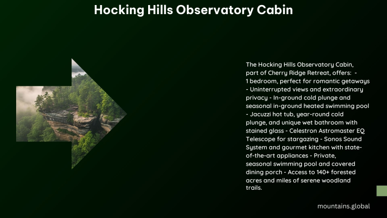 Hocking Hills Observatory Cabin