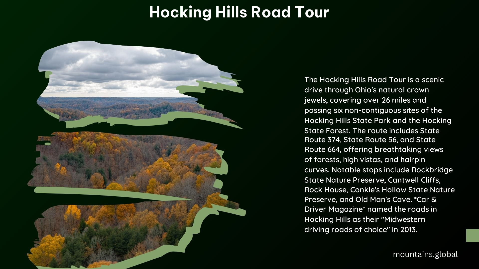 Hocking Hills Road Tour