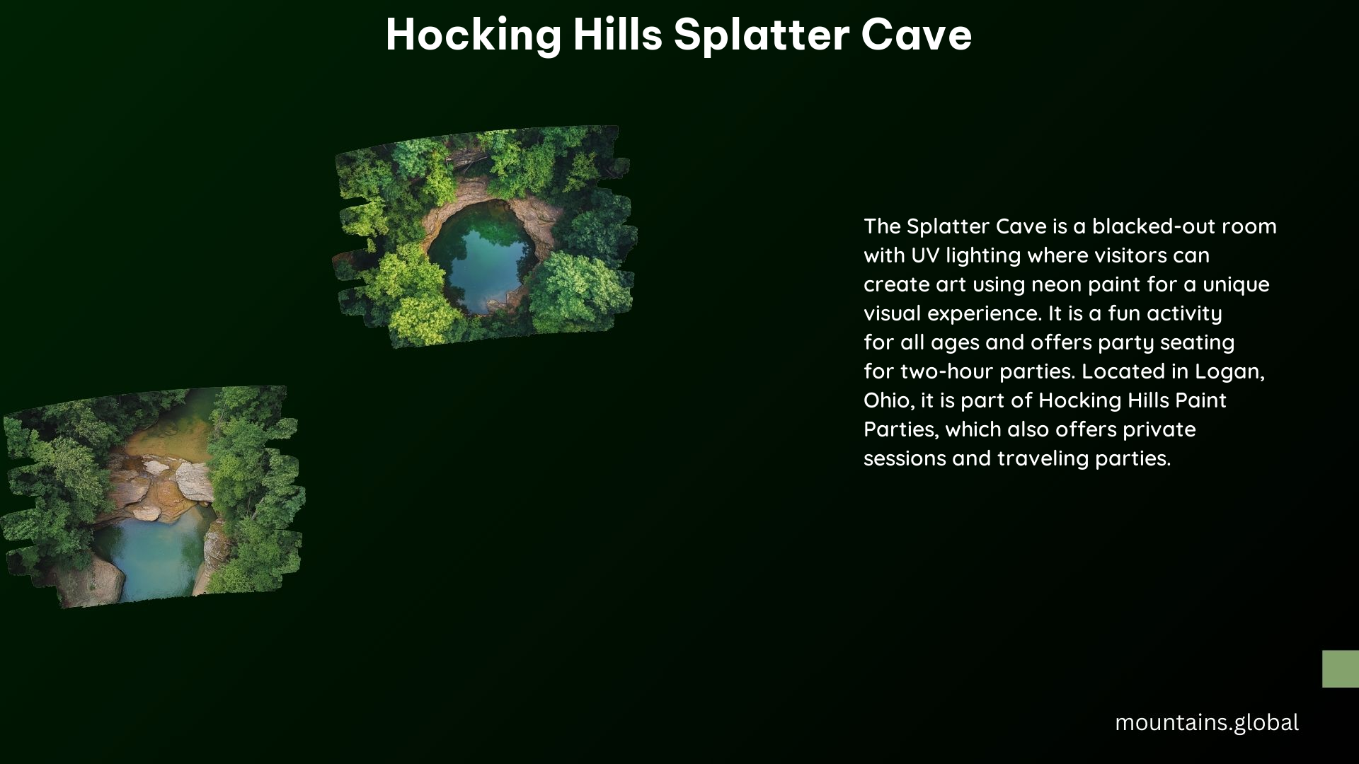 Hocking Hills Splatter Cave