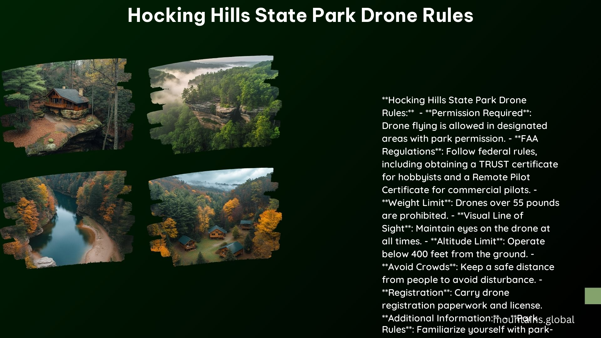 Hocking Hills State Park Drone Rules