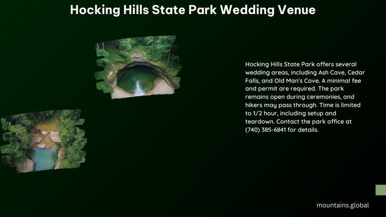 Hocking Hills State Park Wedding Venue