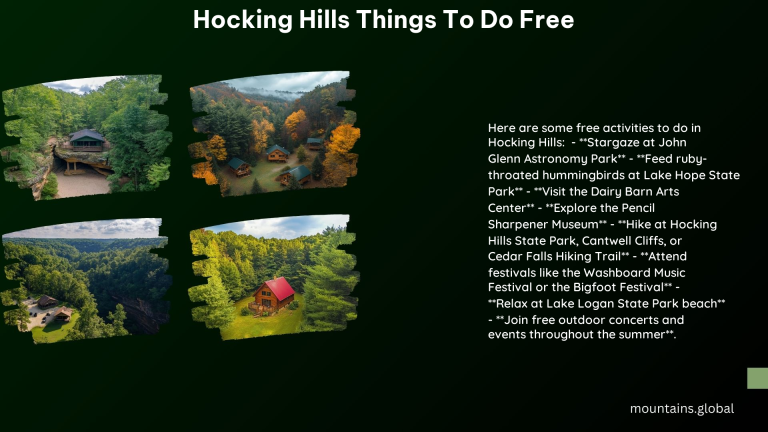 Hocking Hills Things to Do Free