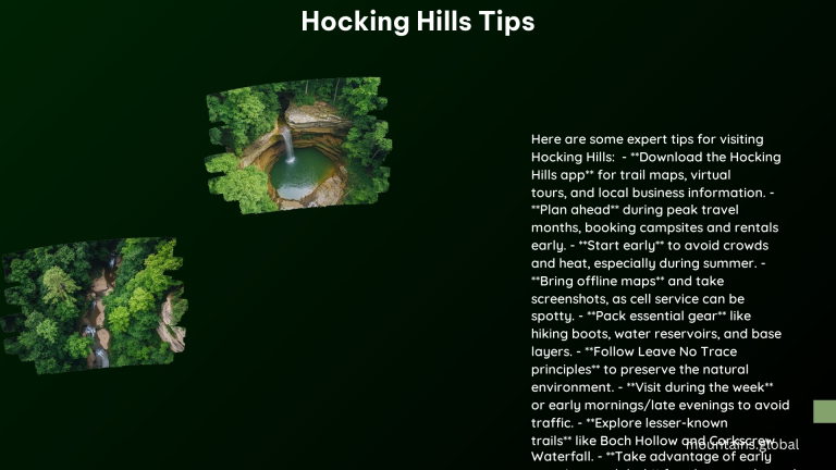 Hocking Hills Tips