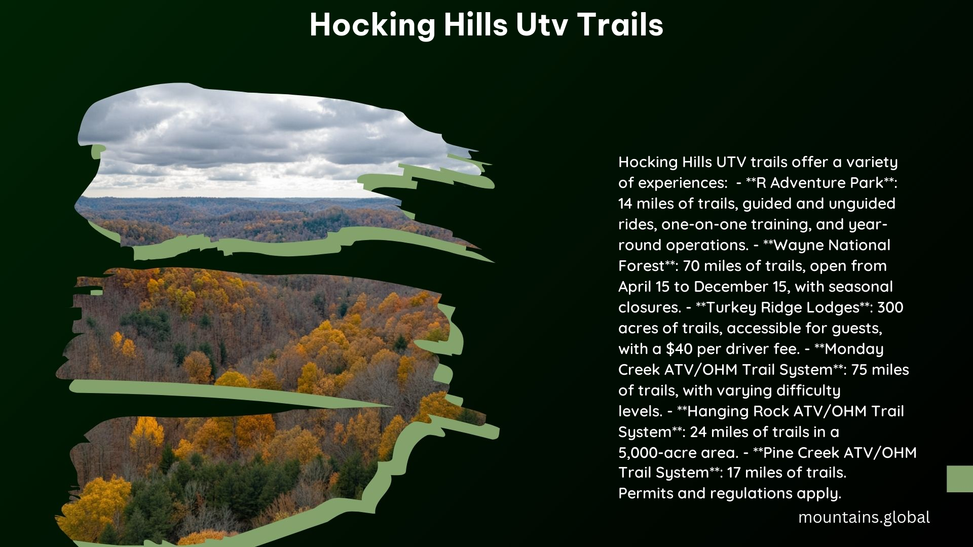 Hocking Hills Utv Trails