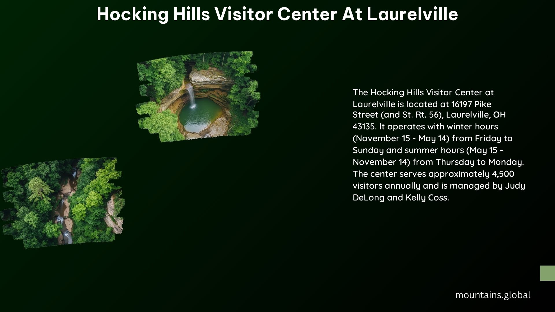 Hocking Hills Visitor Center at Laurelville