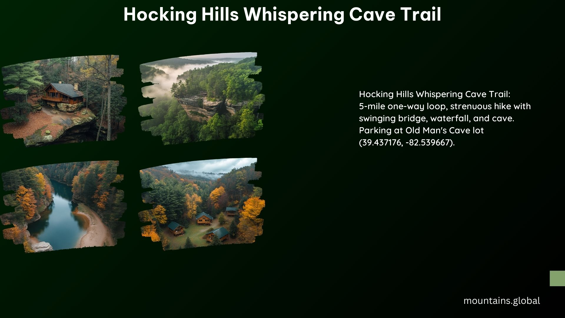 Hocking Hills Whispering Cave Trail