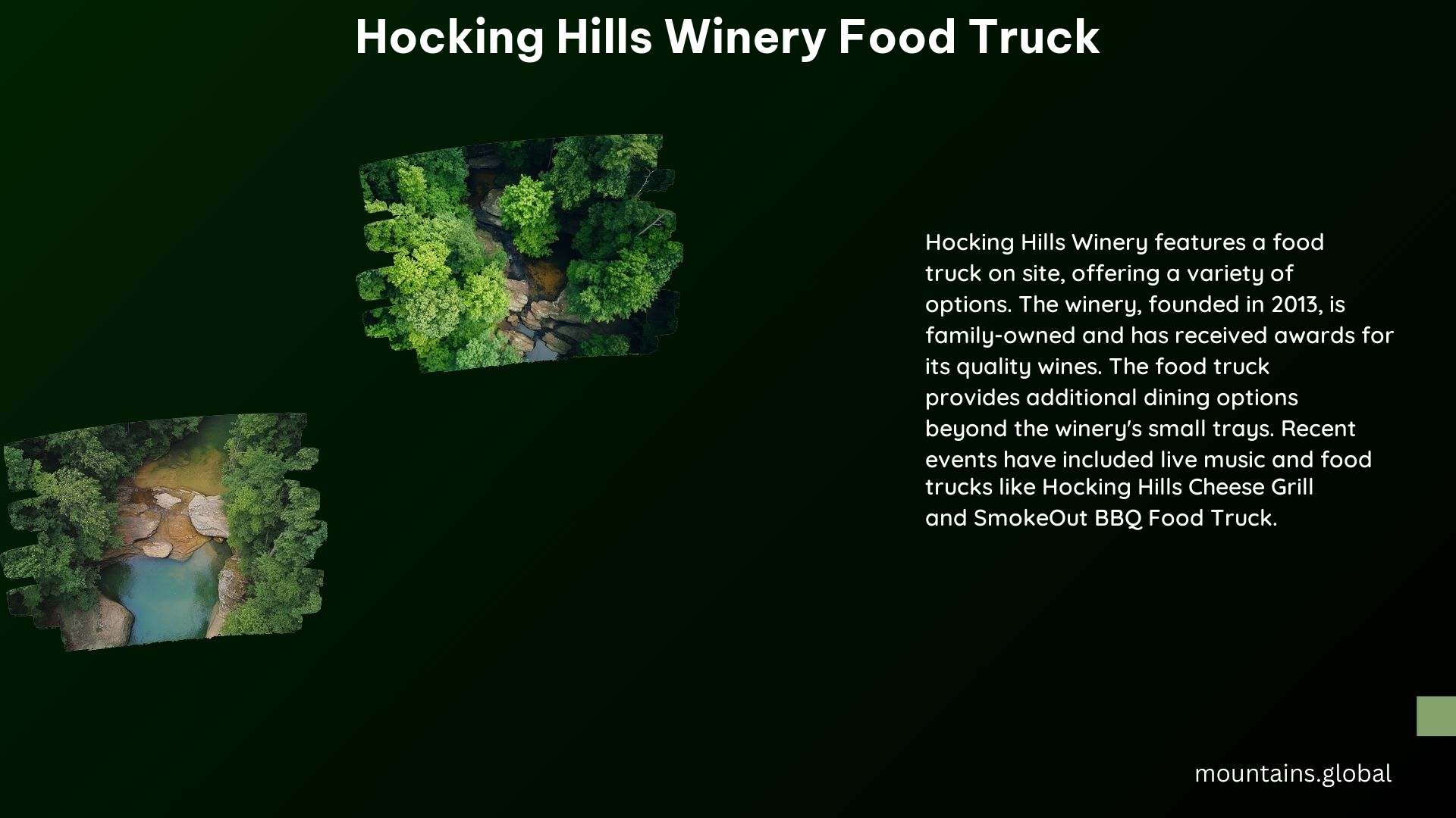 Hocking Hills Winery Food Truck