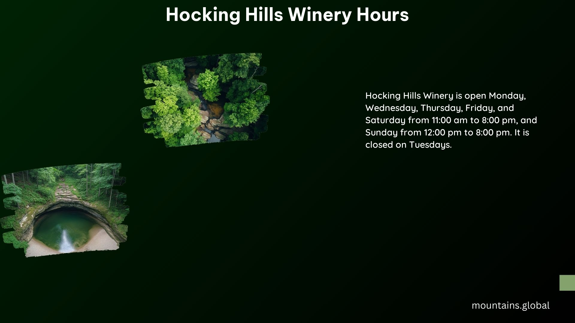 Hocking Hills Winery Hours