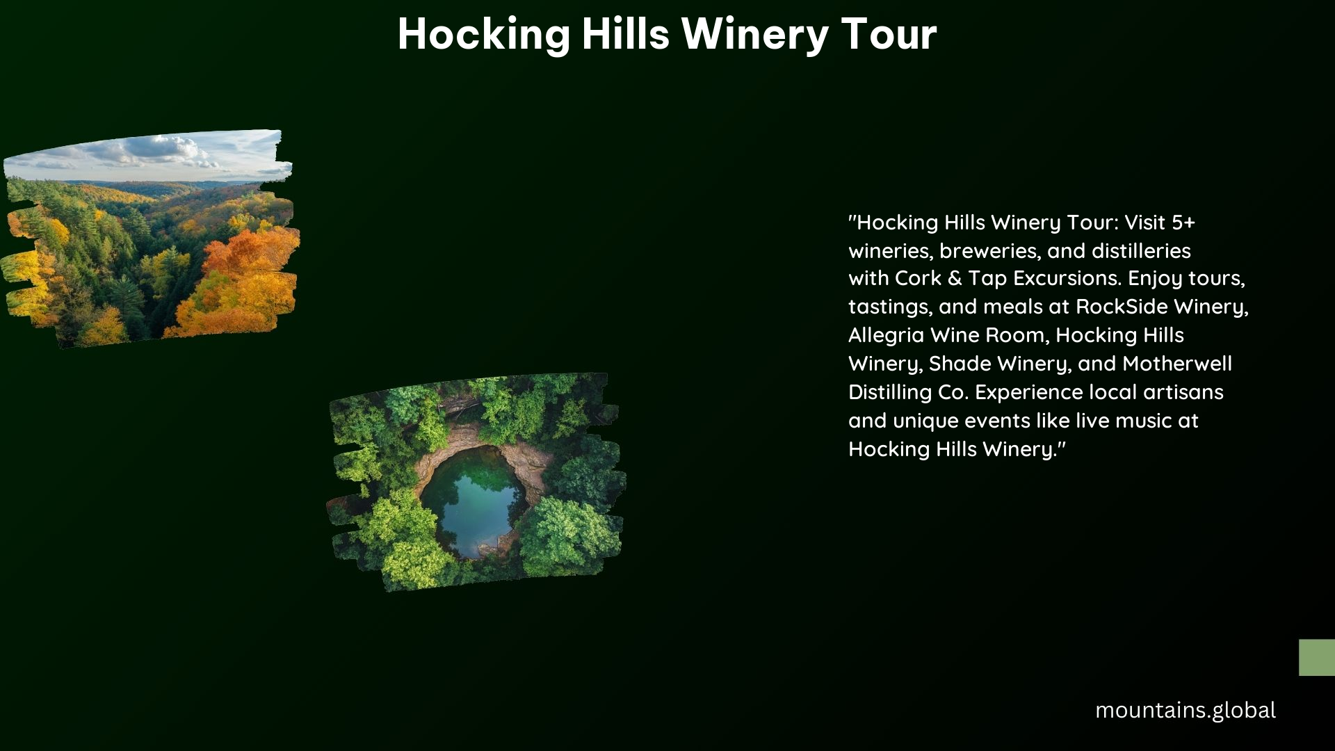 Hocking Hills Winery Tour