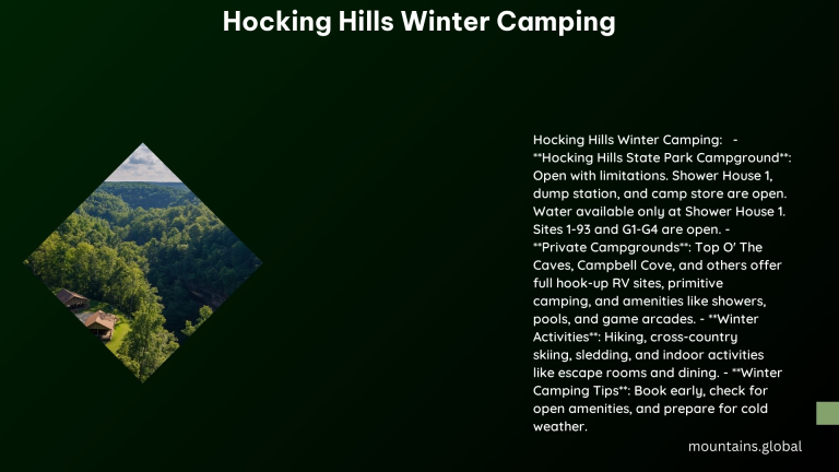 Hocking Hills Winter Camping