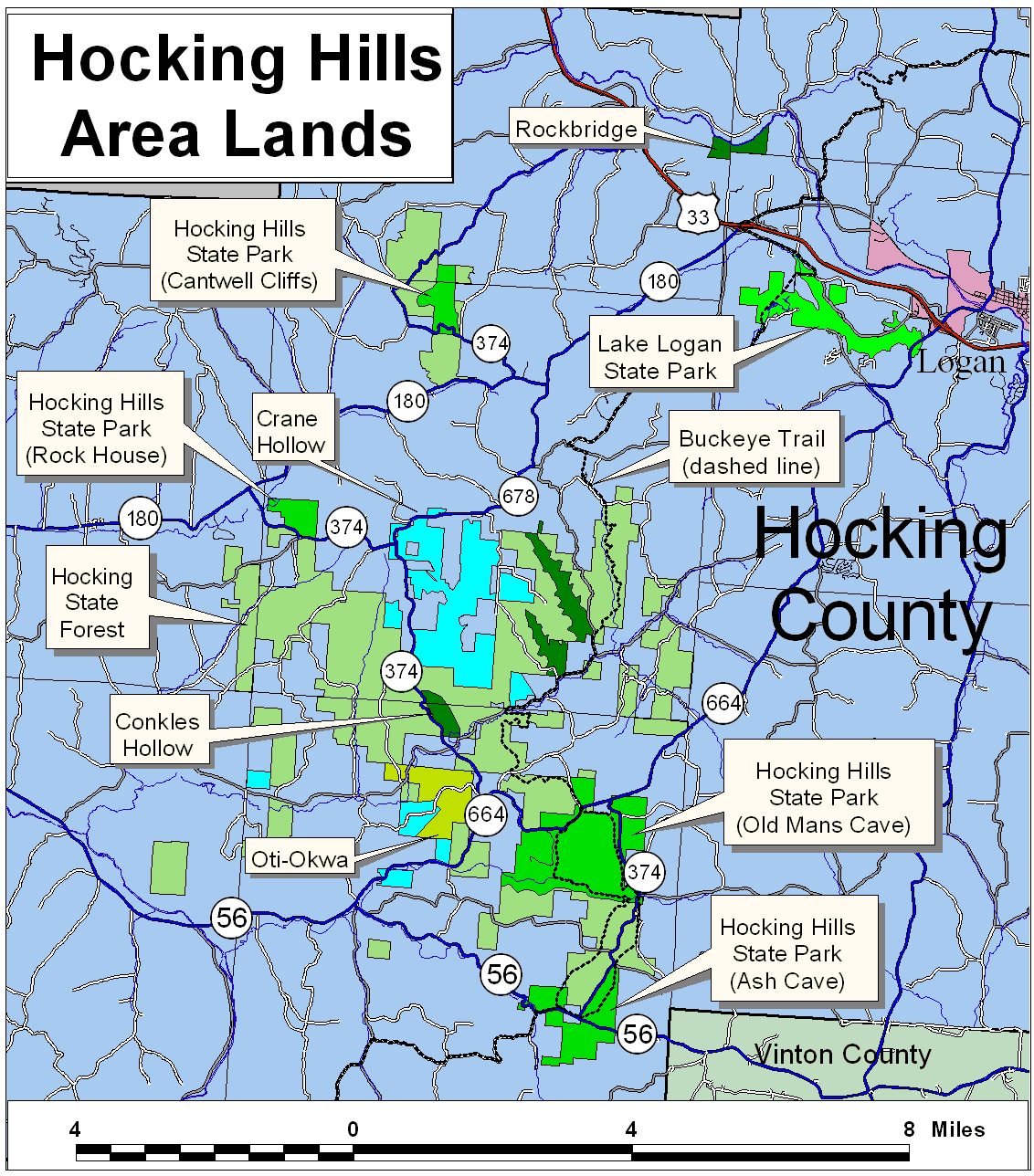 How to Get to Ash Cave Hocking Hills