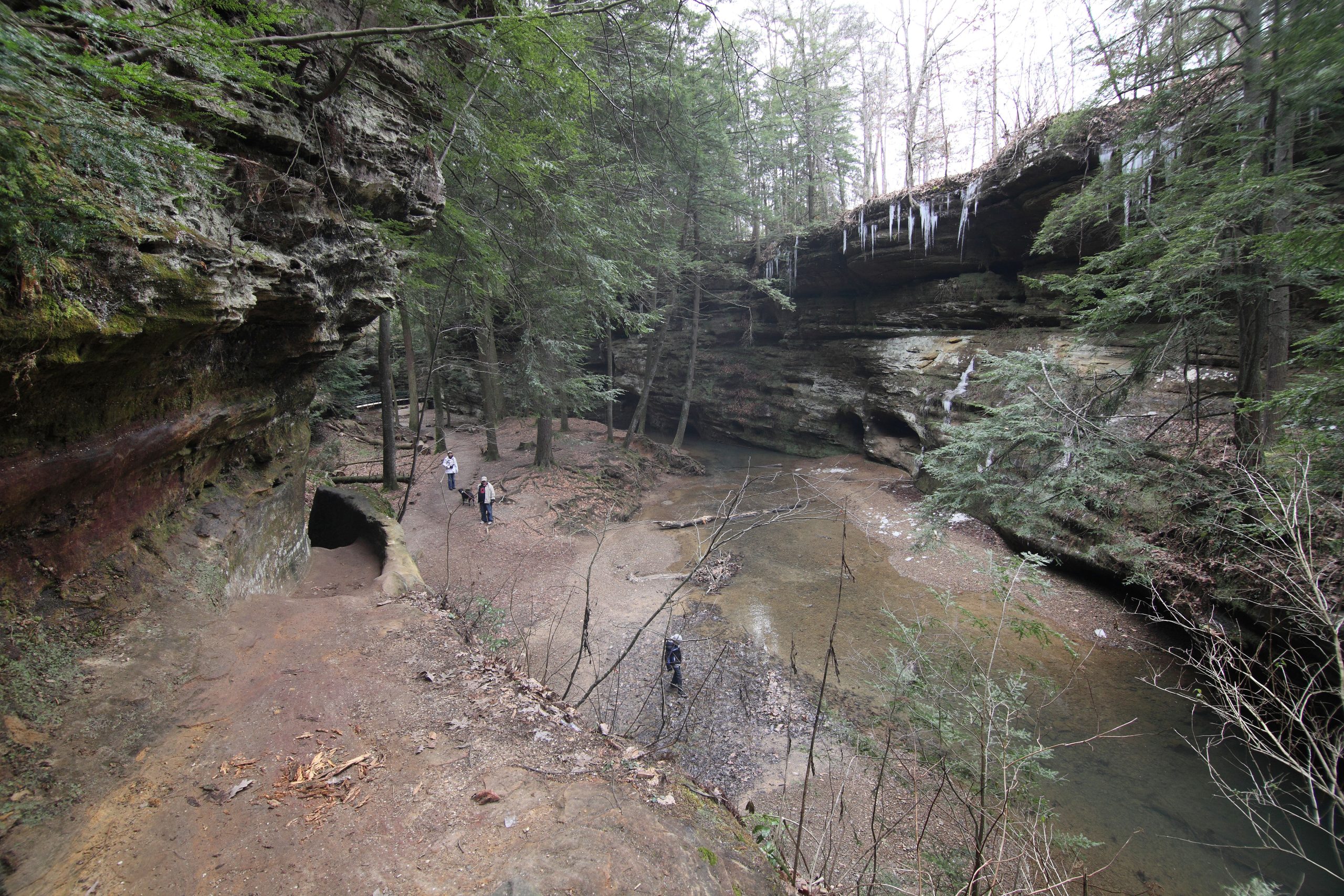 Hocking Hills Natural Rock Bridge