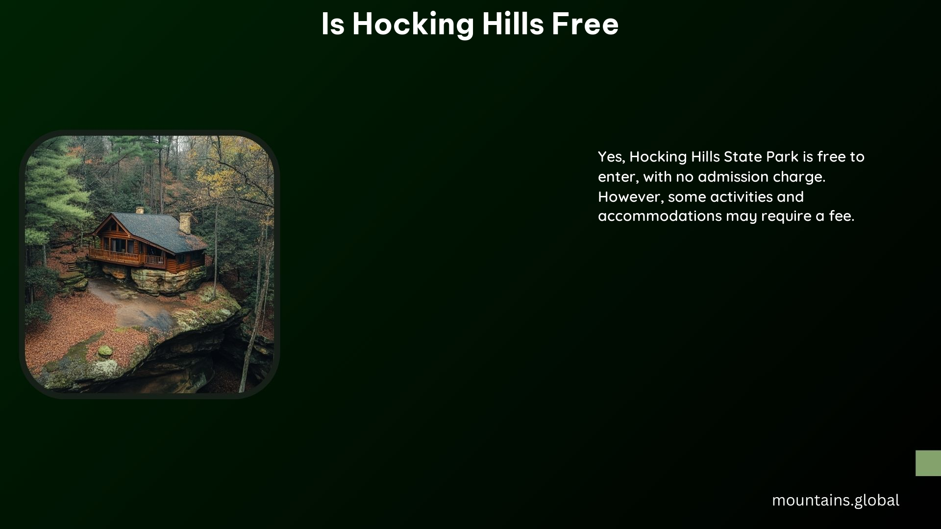 Is Hocking Hills Free