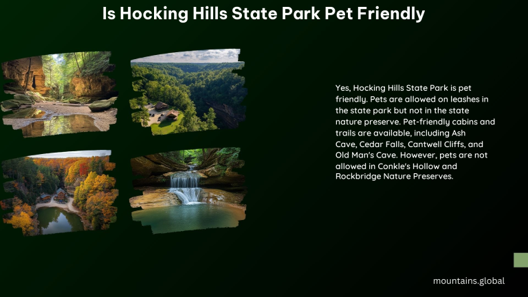 Is Hocking Hills State Park Pet Friendly