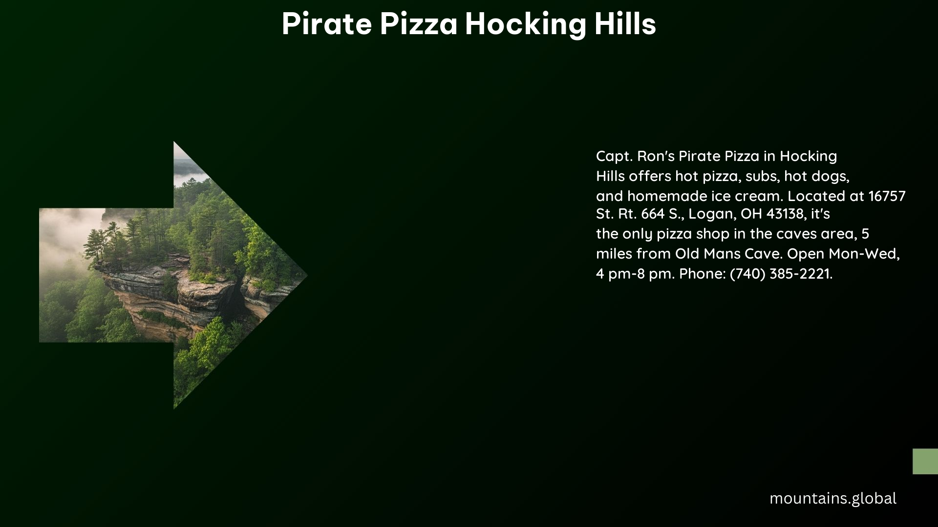 Pirate Pizza Hocking Hills