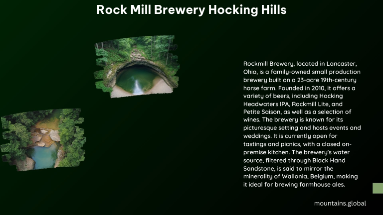 Rock Mill Brewery Hocking Hills