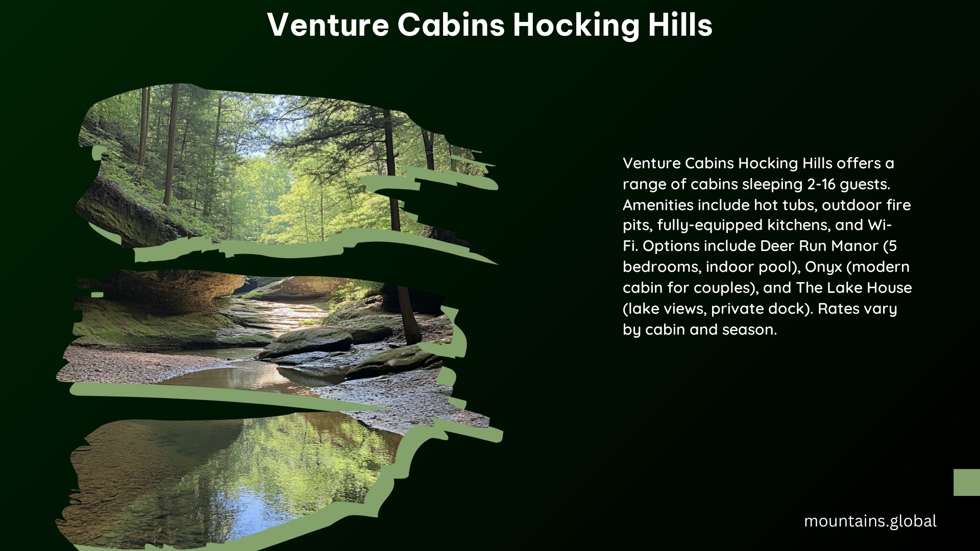 Venture Cabins Hocking Hills