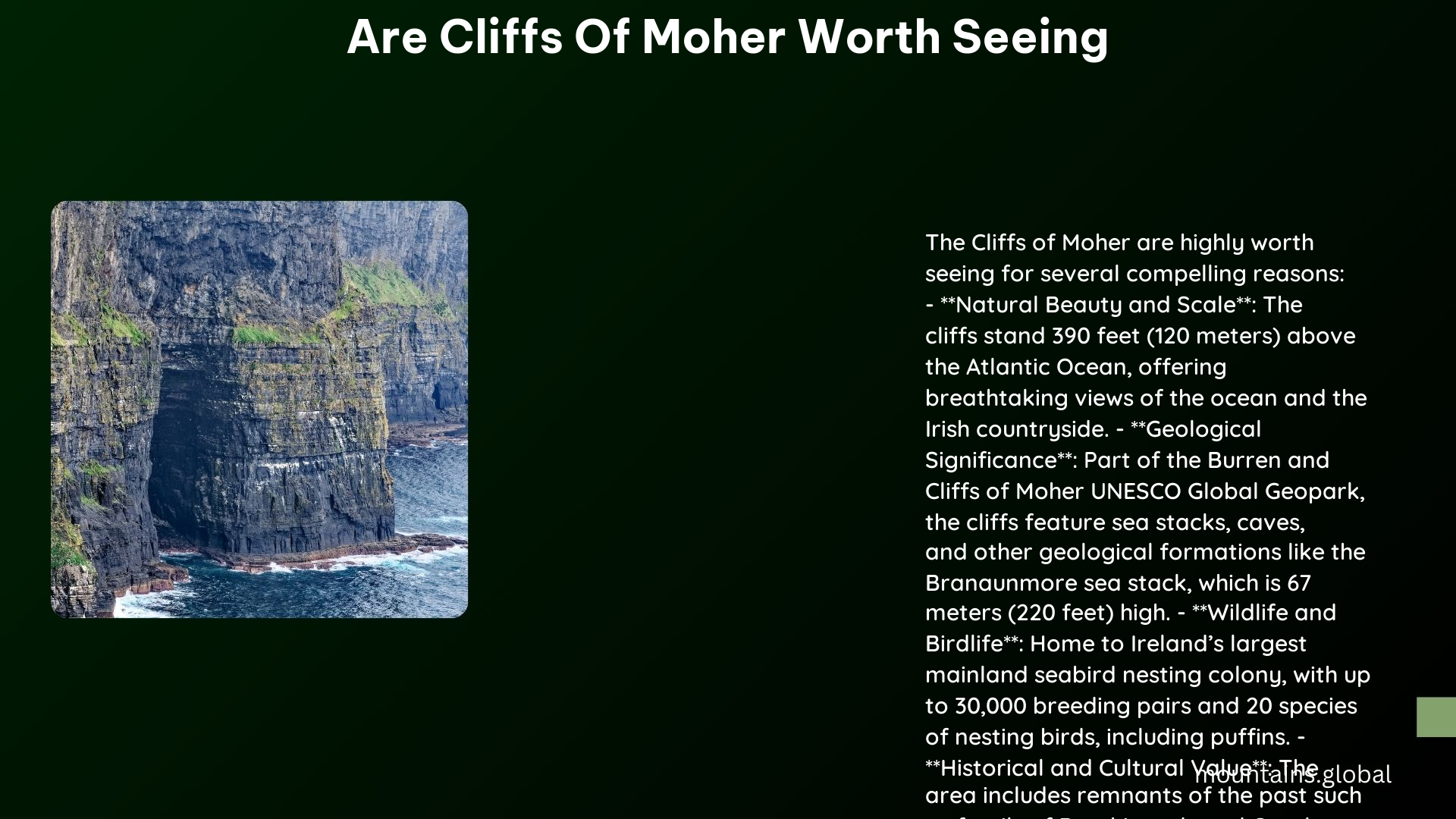 are cliffs of moher worth seeing